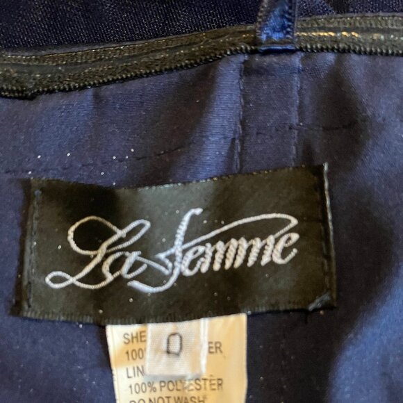 La Femme Fashions Strapless Cocktail Dress Size: 0 - Picture 7 of 9